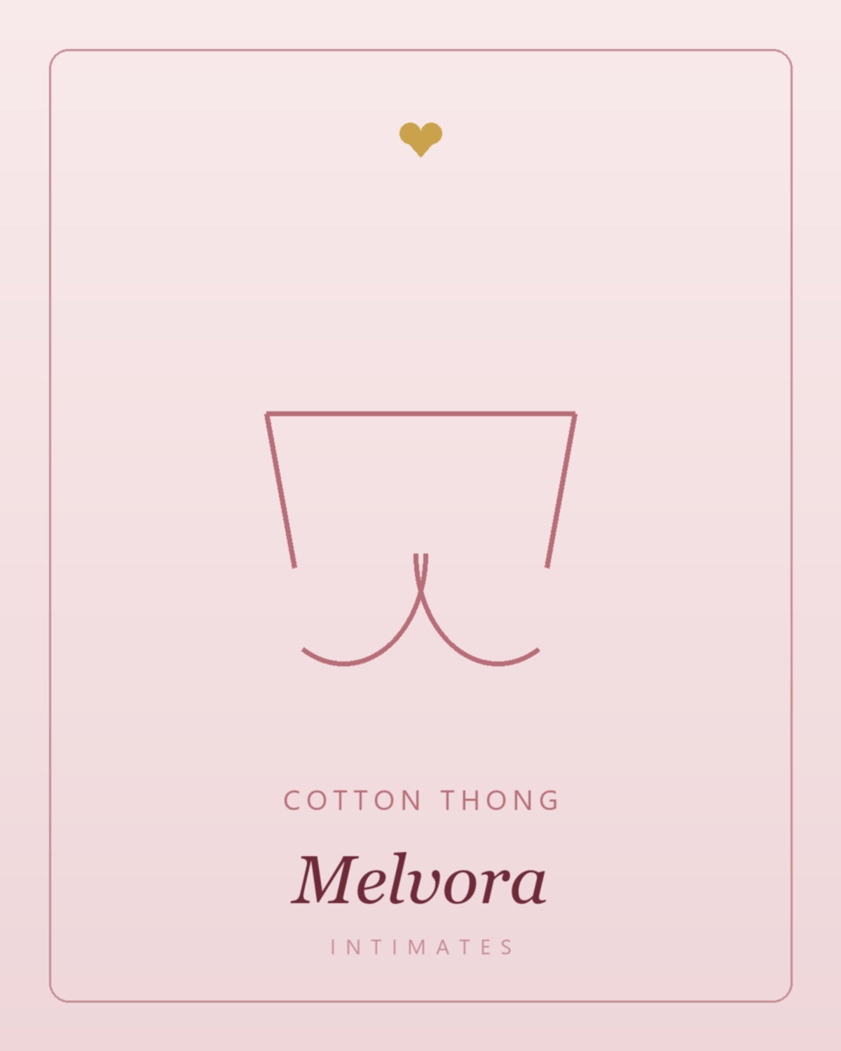 Melvora Cotton Thong (3-Pack)