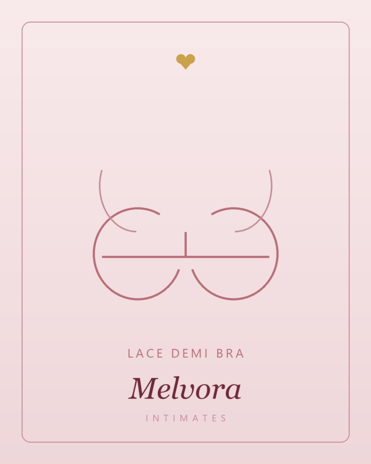 Melvora Lace Demi Bra