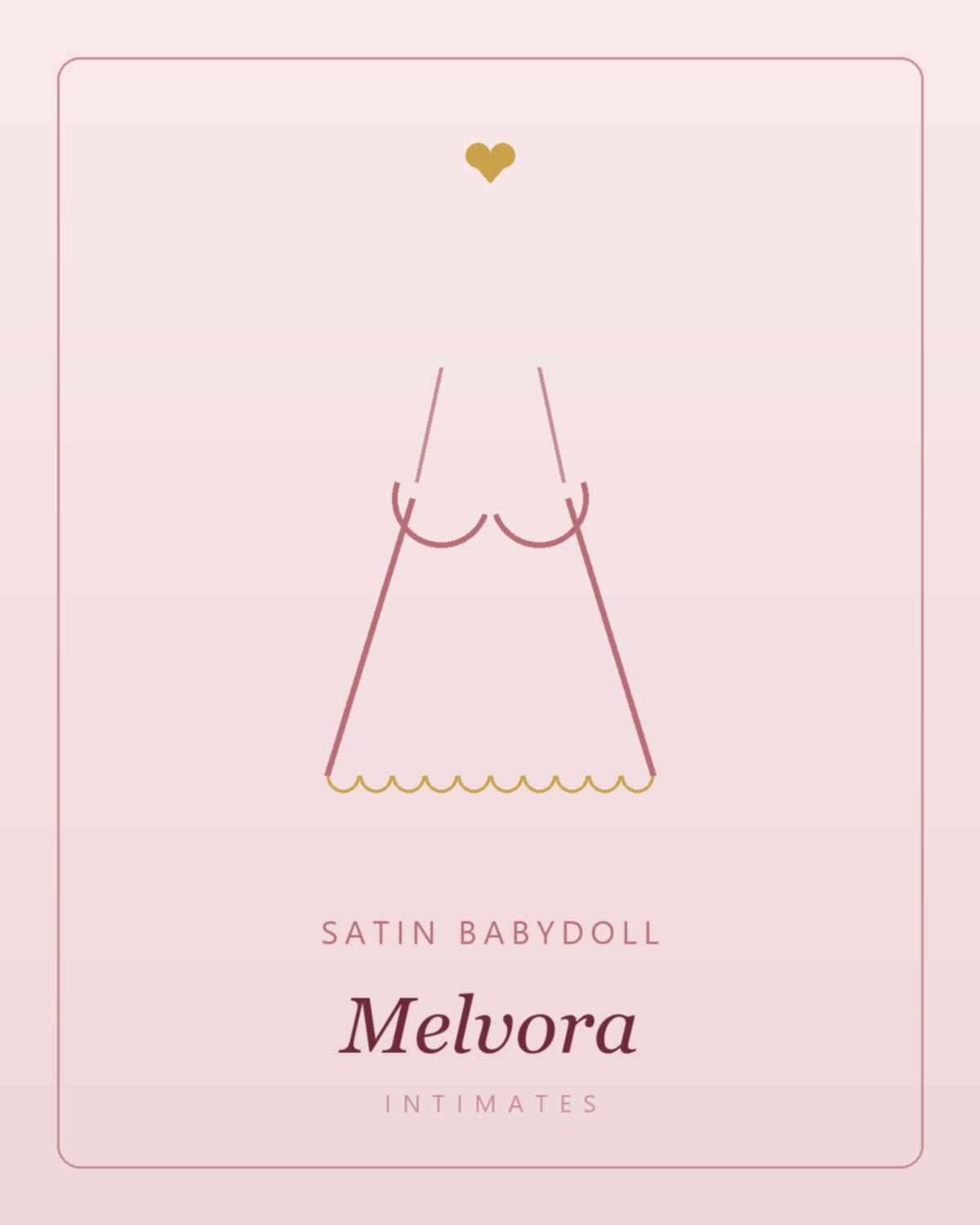 Melvora Satin Babydoll